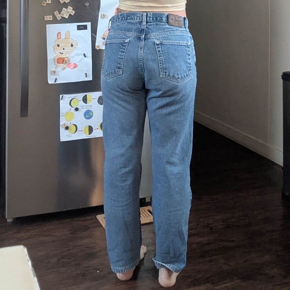 Calvin Klein Size 27 Jeans Boyfriend Jean - Picture 3 of 13
